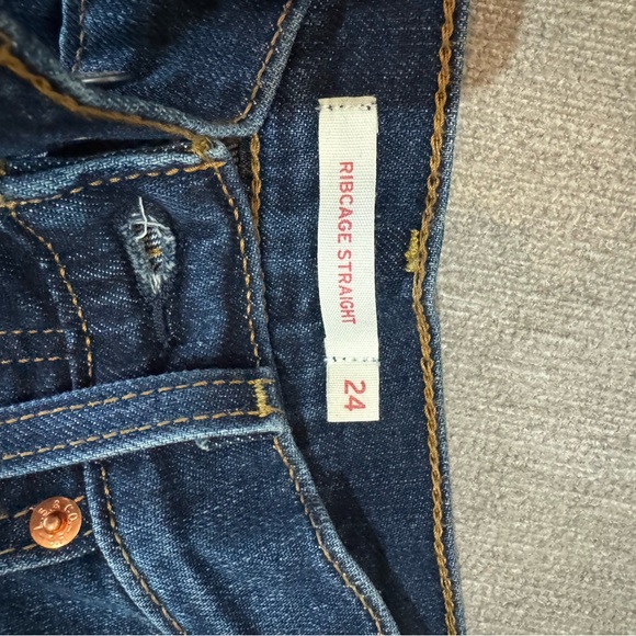 Levi's Ribcage Full Length Jeans - Picture 4 of 5